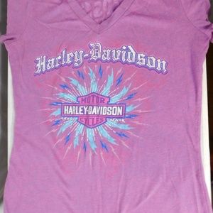 Harley-Davidson Ladies Tee Med Zip's 45th Parallel